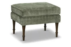 Adelaide Wooden Accent Ottoman
