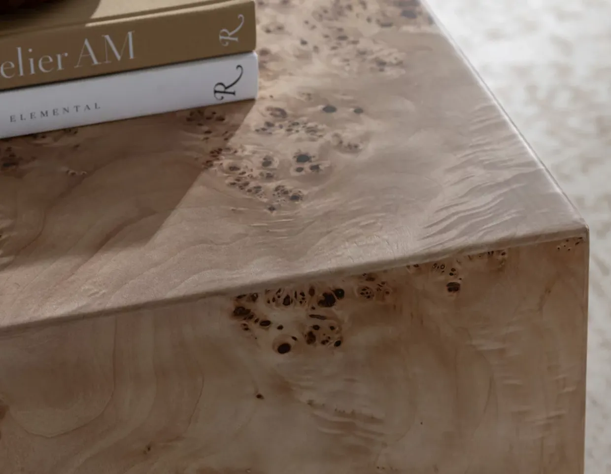 Anissa Burl Wood Coffee Table