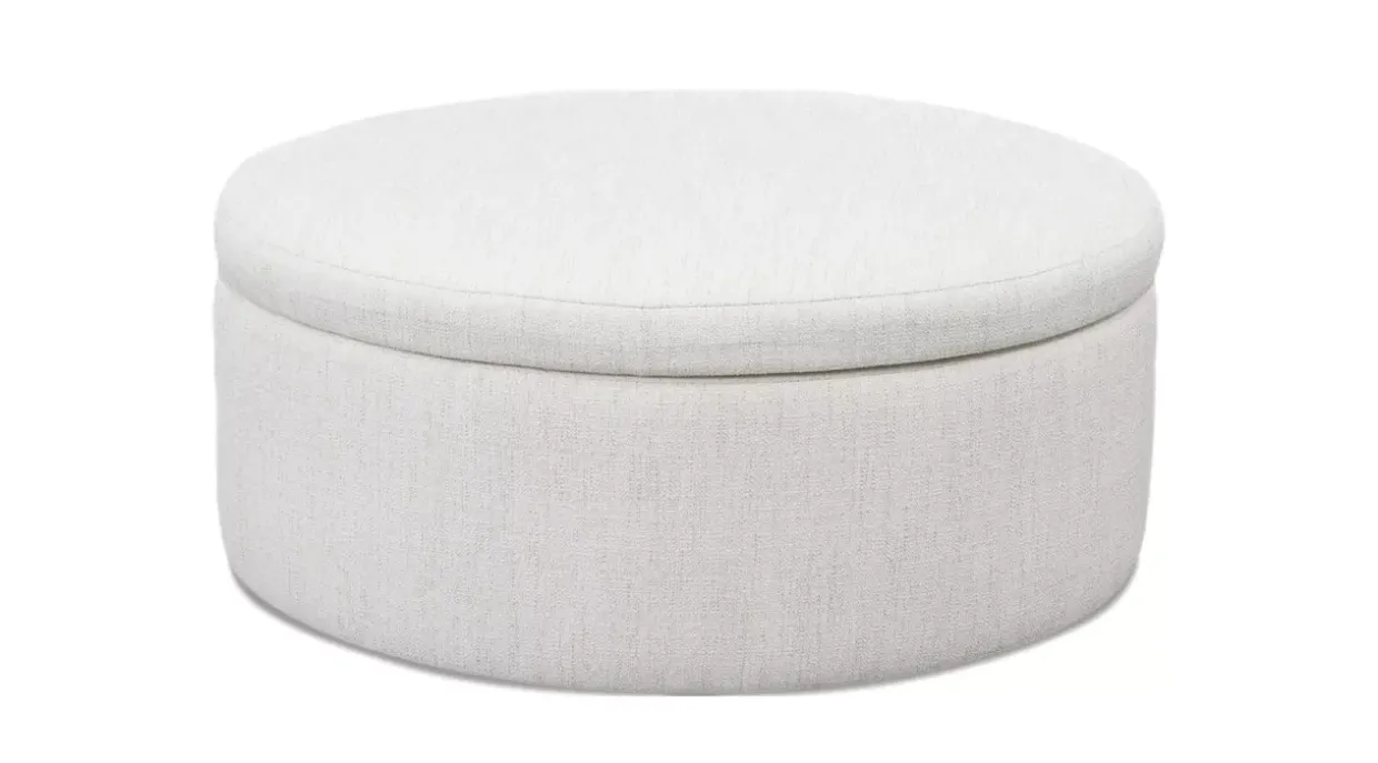 Audrey Fabric Storage Ottoman