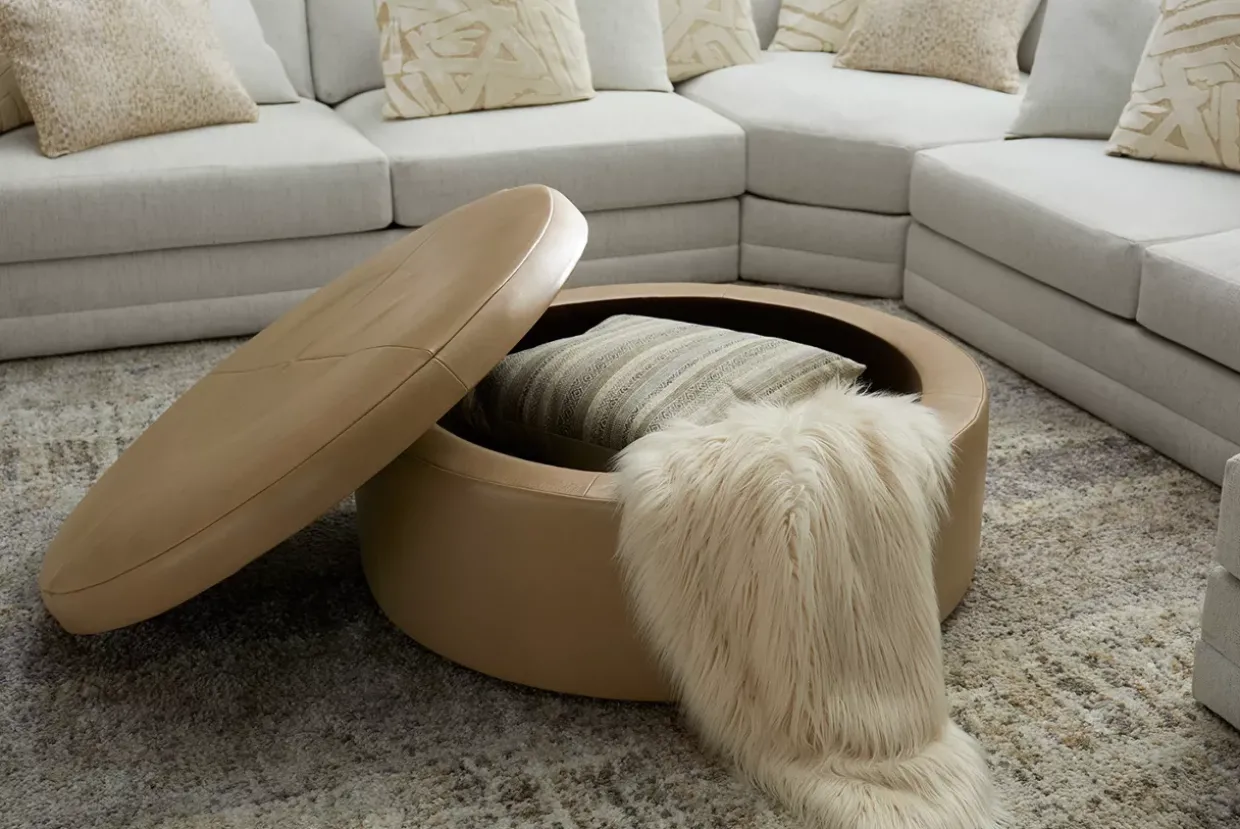 Audrey Storage Ottoman