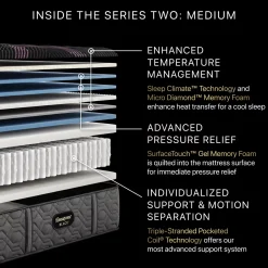 Beautyrest Black Quilted Series 2 Medium Mattress