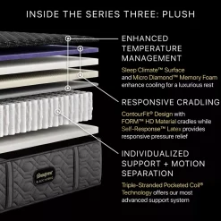 Beautyrest Black® Series 3 Plush Hybrid Mattress