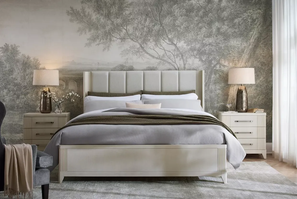 Cascade Upholstered Bed