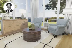 Elise Wingback Accent Chair