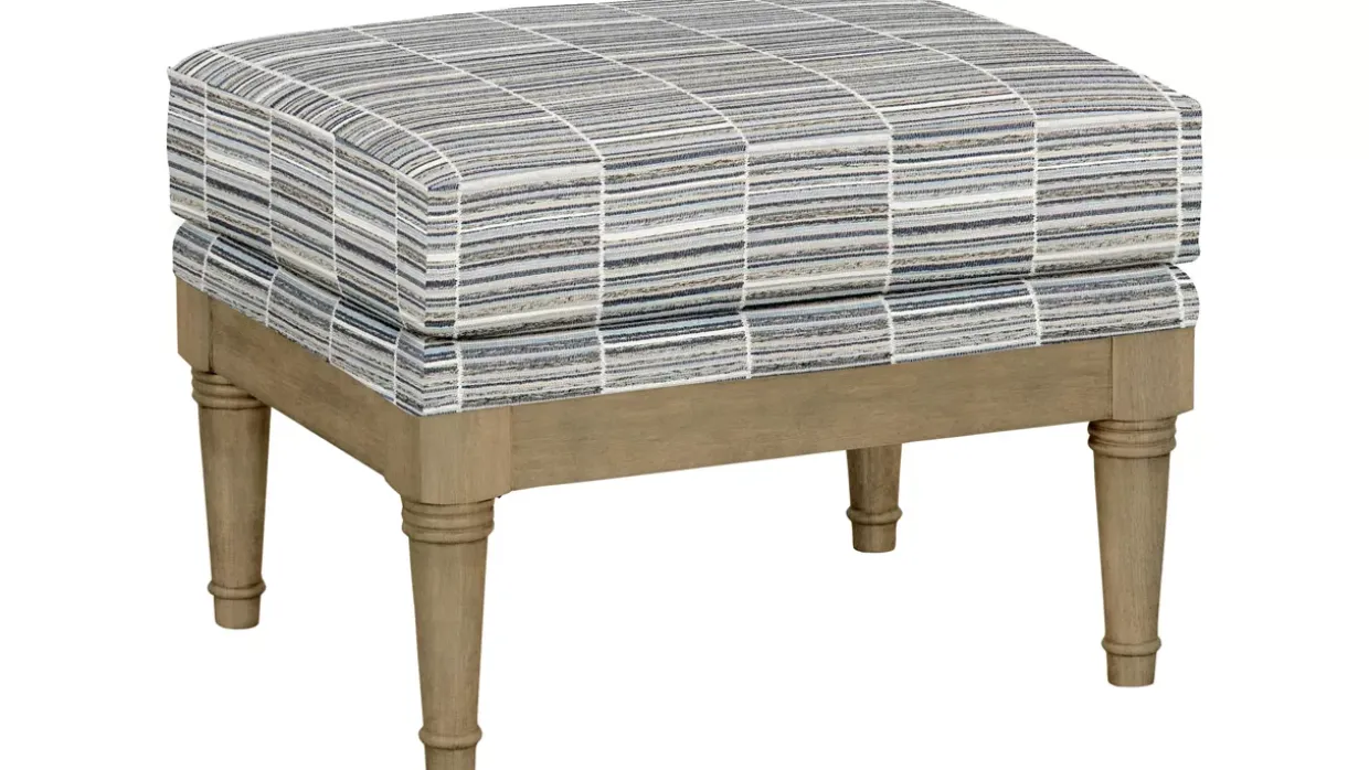 Elise Wooden Accent Ottoman