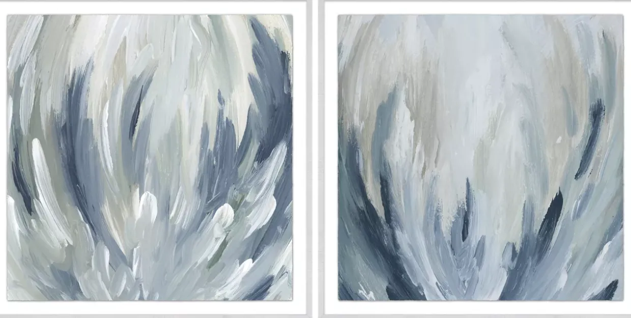 Flowing Blue Wall Decor