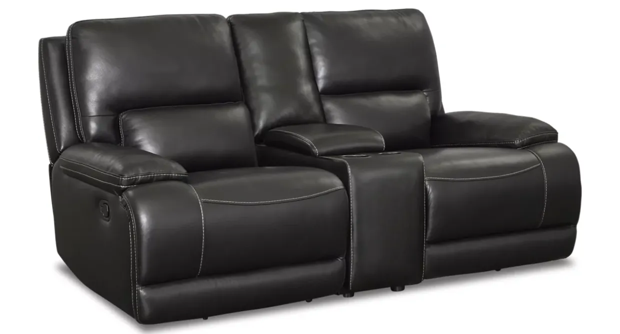 Haven Manual Reclining Loveseat with Console