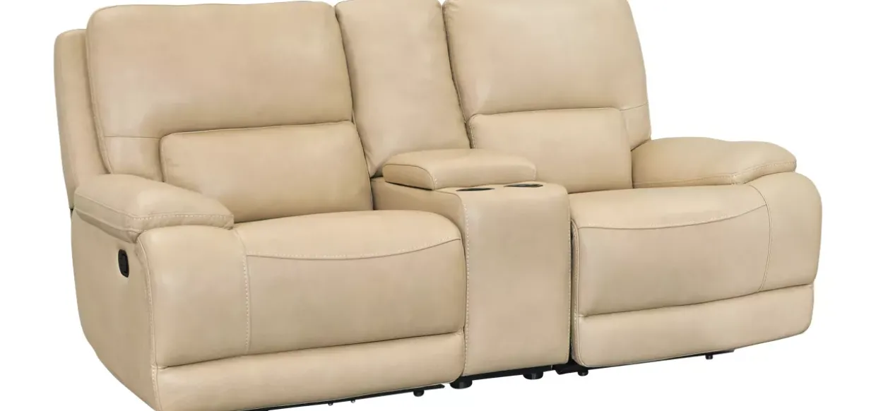 Haven Manual Reclining Loveseat with Console