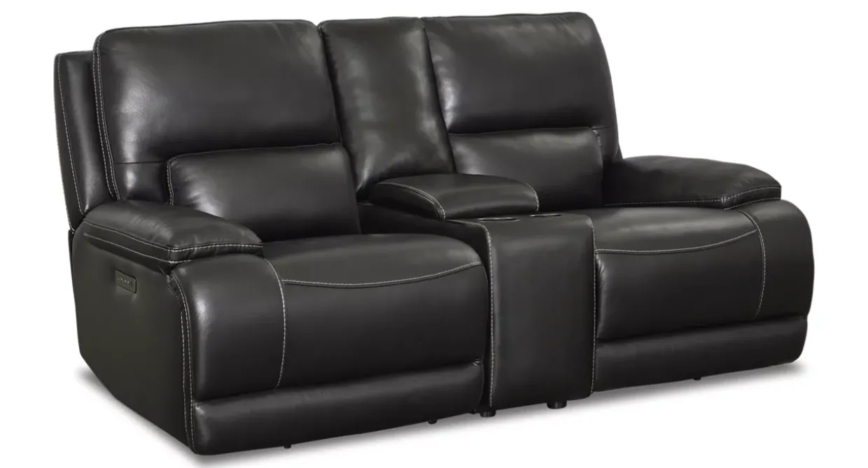 Haven Power Reclining Loveseat with Console