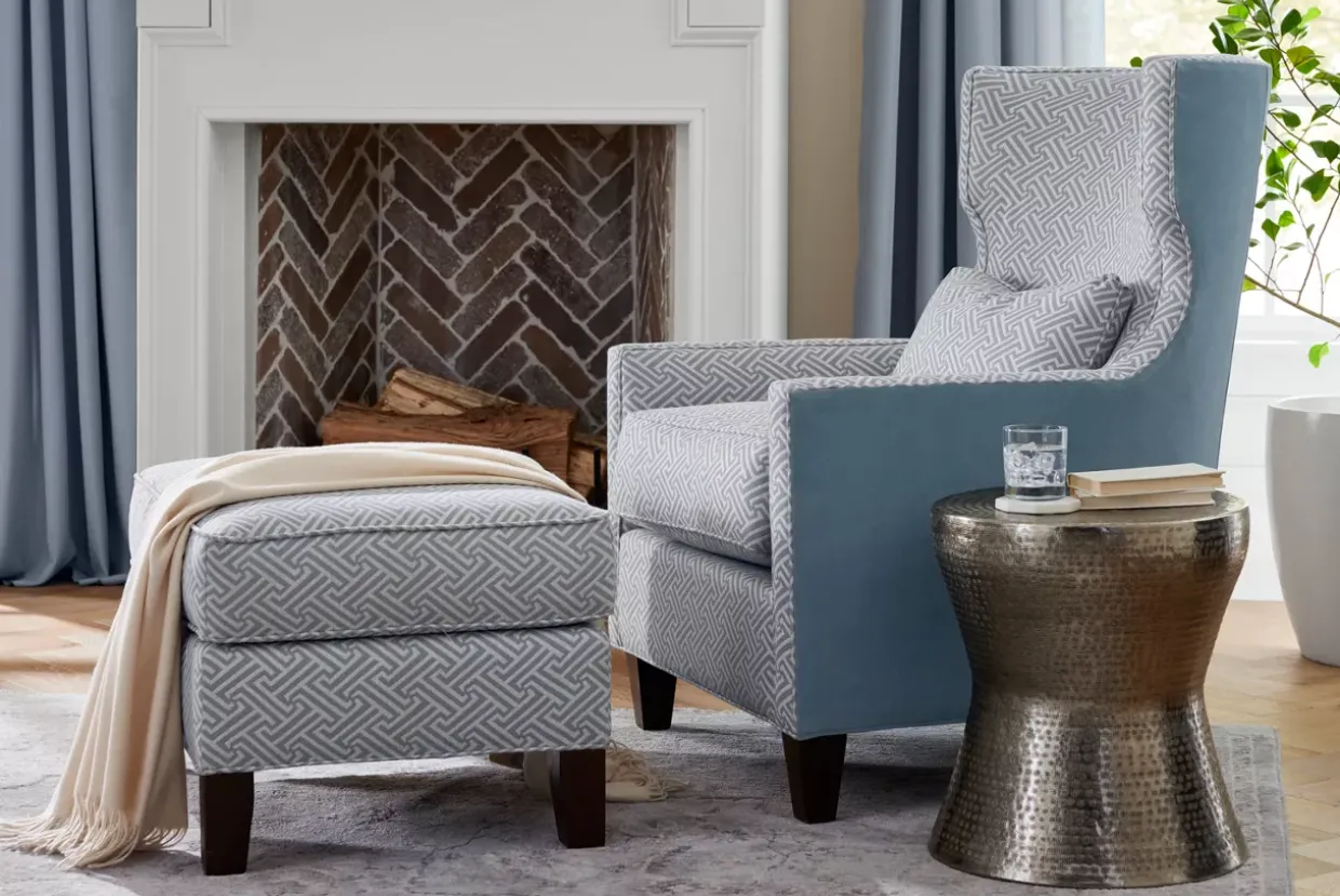 Lillian Accent Ottoman