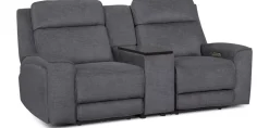 Micah Power Loveseat with Console