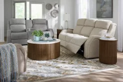 Pearl Power Loveseat with Console