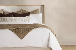 Quilted Velvet Coverlet Ensemble