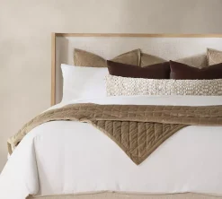 Quilted Velvet Coverlet Ensemble