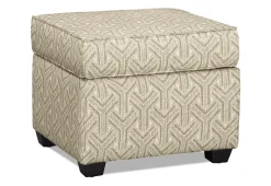 Sandy Accent Ottoman