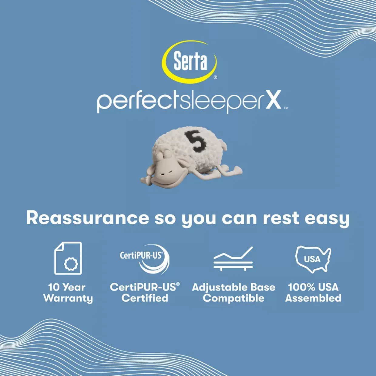 Serta® Perfect Sleeper X™ Hybrid Prescott Medium Firm Tight Top Mattress