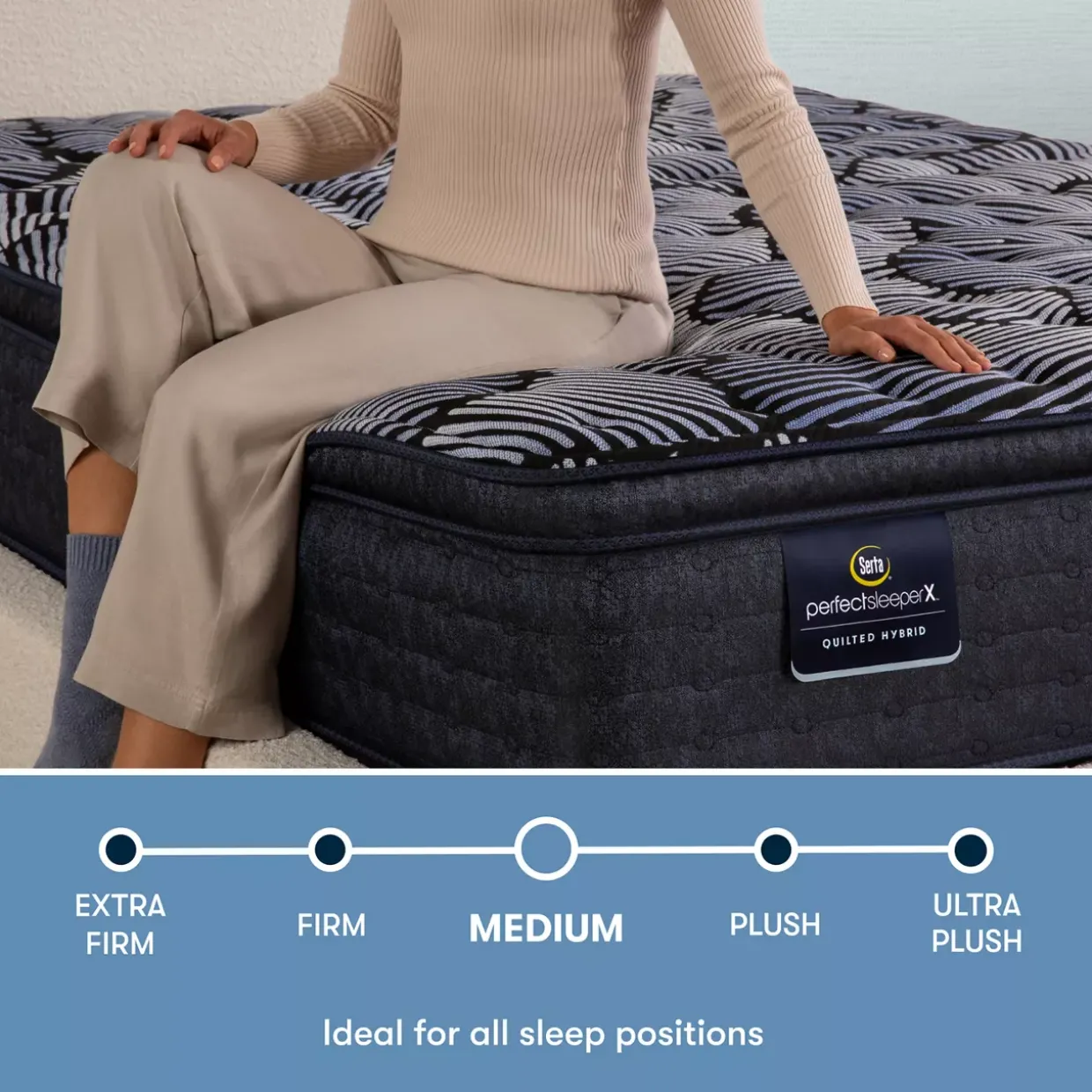 Serta® Perfect Sleeper X™ Quilted Lexton Medium Pillow Top Mattress
