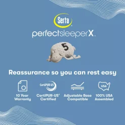 Serta® Perfect Sleeper X™ Quilted Max Plush Pillow Top Mattress