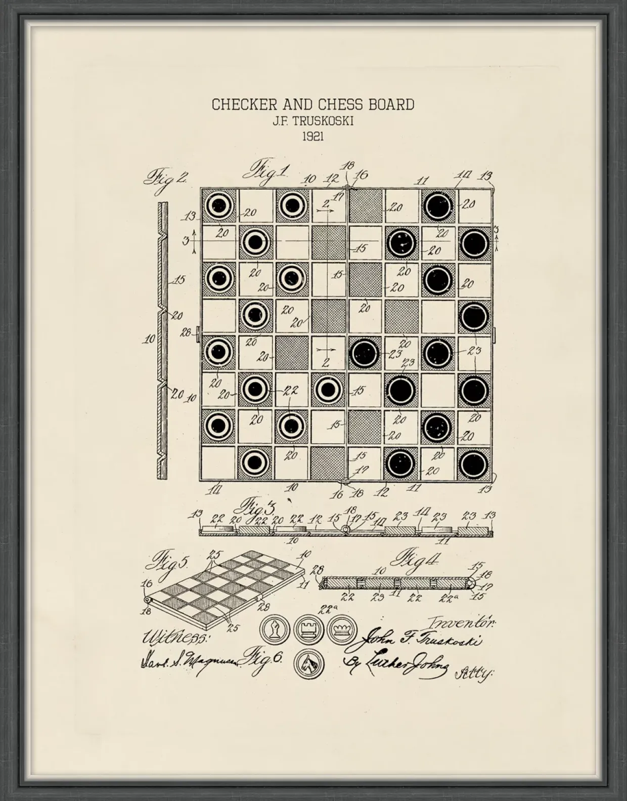 Strategic Gameplay Framed Art