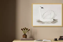 Vintage Swan Wall Art
