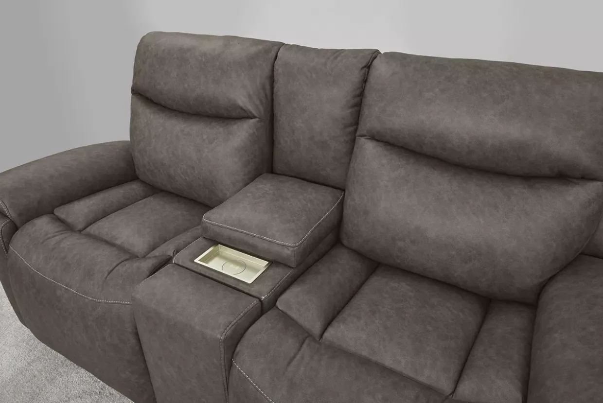 Winston Power Loveseat with Console